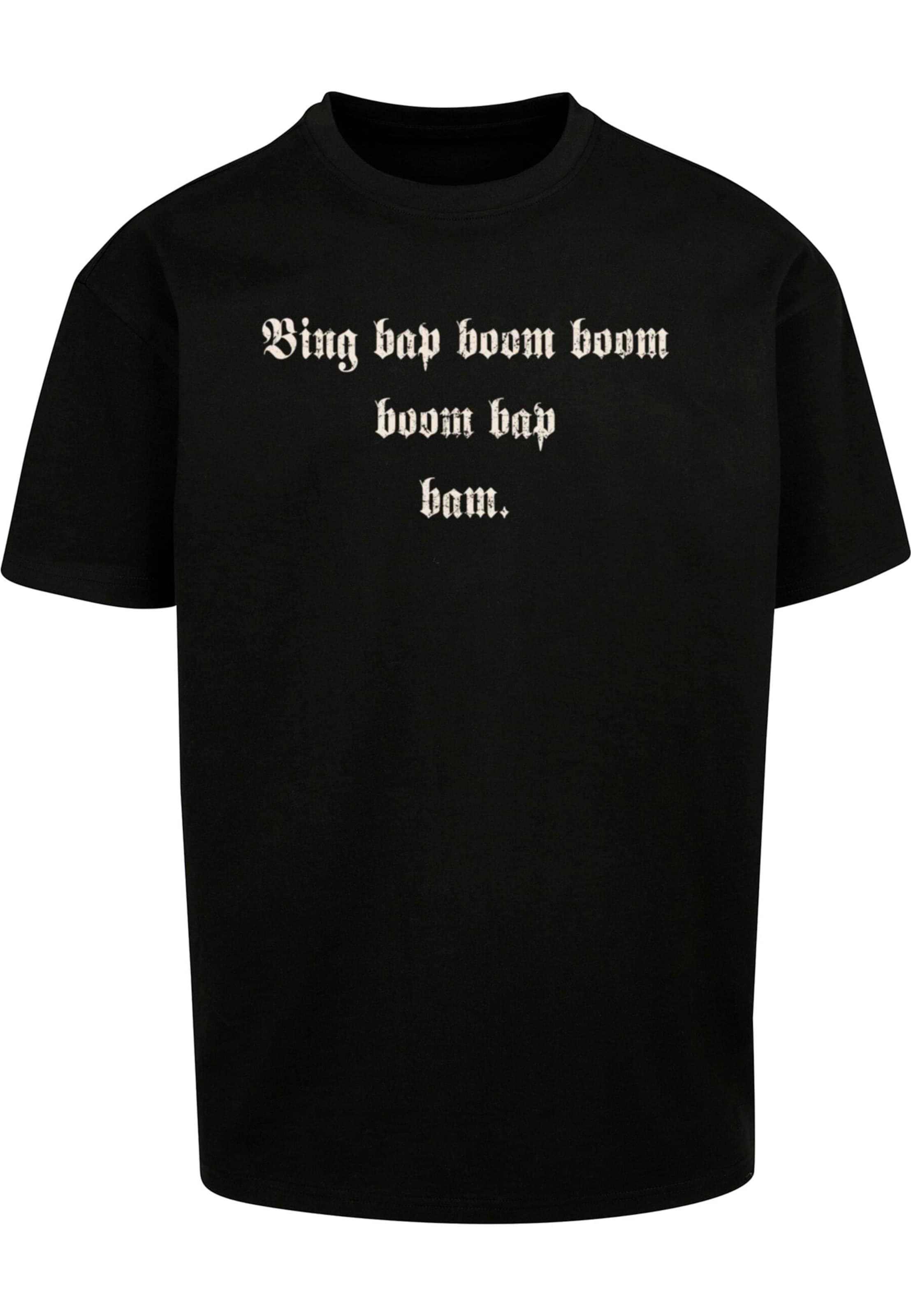 T-Shirt 'Bing Bab Boom' MT Upscale en noir : devant