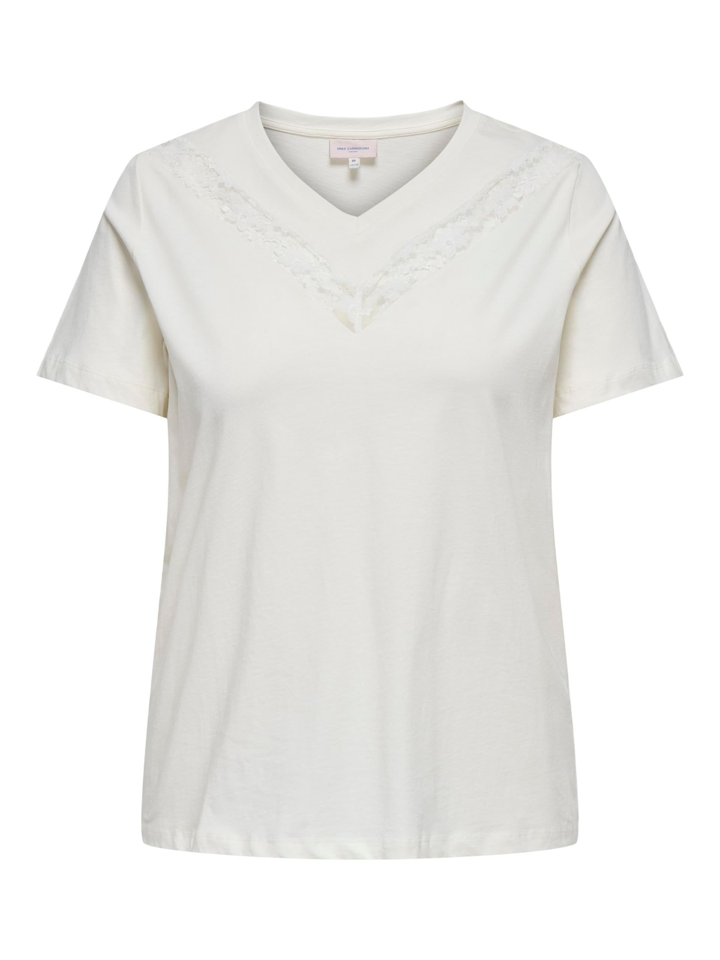 ONLY Carmakoma Shirt 'CARHATTI' in Wit: voorkant