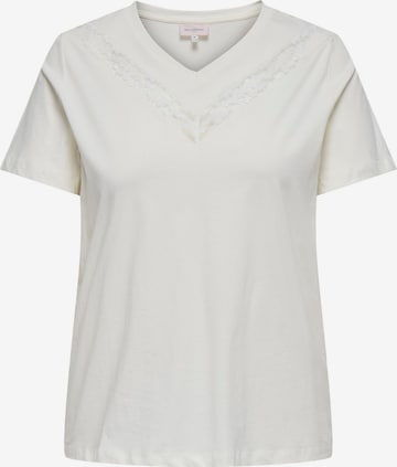 T-shirt 'CARHATTI' ONLY Carmakoma en blanc : devant