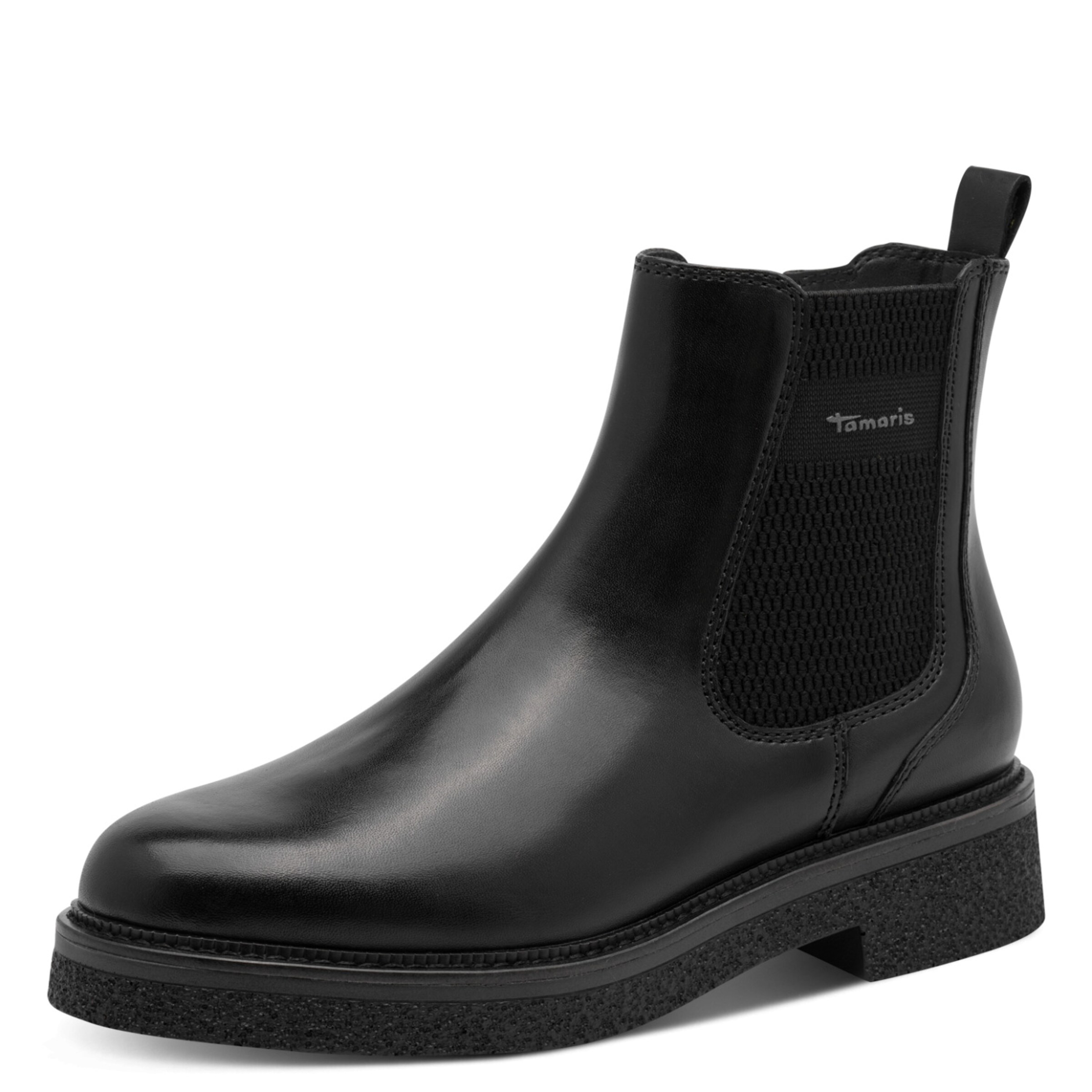 Bottines Tamaris en noir : devant