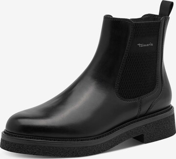 Bottines Tamaris en noir : devant
