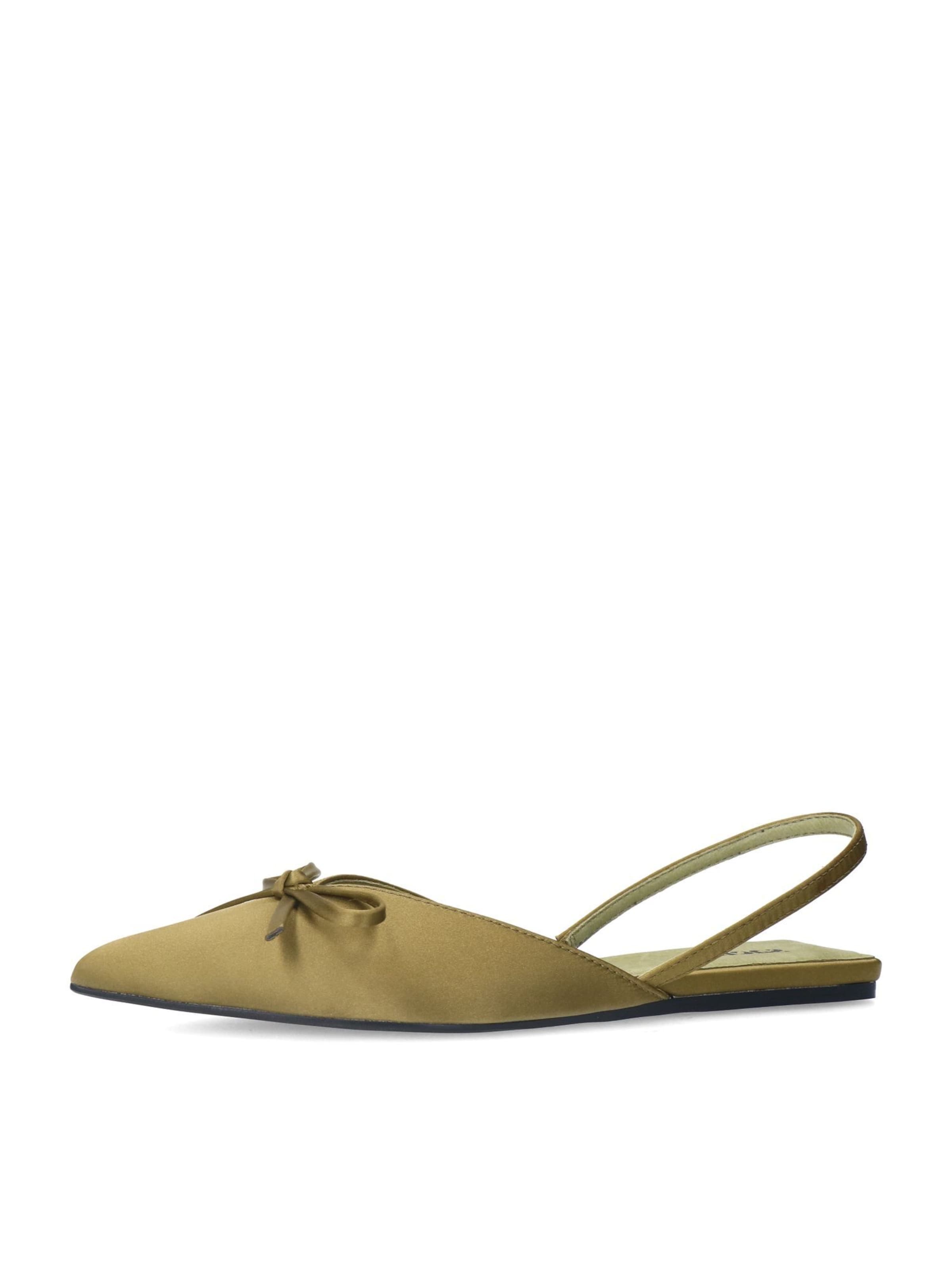 Escarpins à bride arrière SACHA en vert : devant