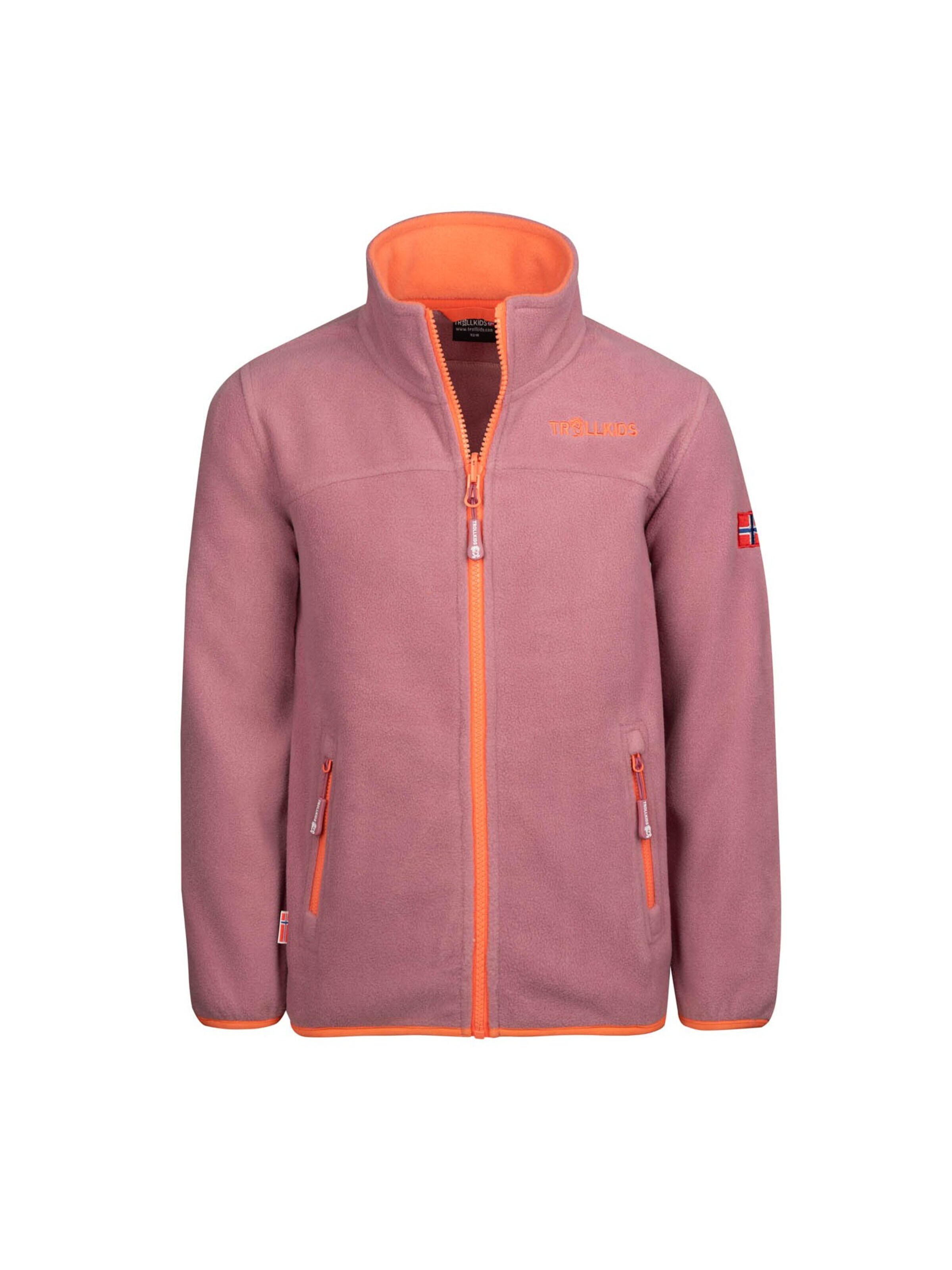 TROLLKIDS Fleece Jacket in Purple: front