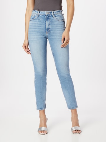 River Island - Slimfit Calças de ganga em azul: frente