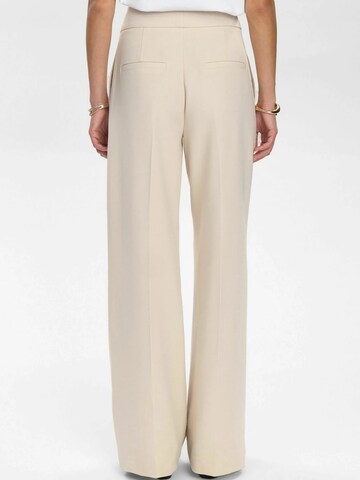 NÜMPH regular Bukser med fals 'BUSSY' i beige