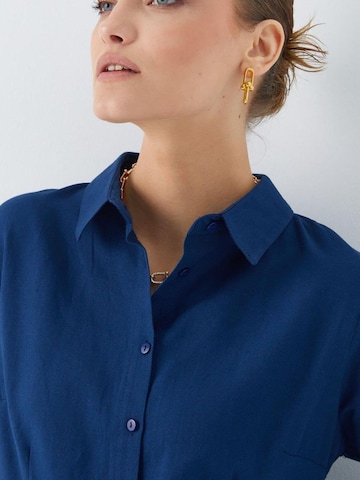 MixRay Bluse in Blau