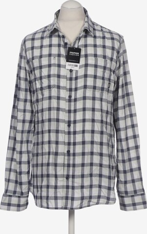 VANS Button Up Shirt in L in Blue: front