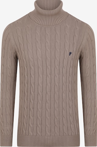 DENIM CULTURE Pullover 'Benoit' in Beige: predná strana