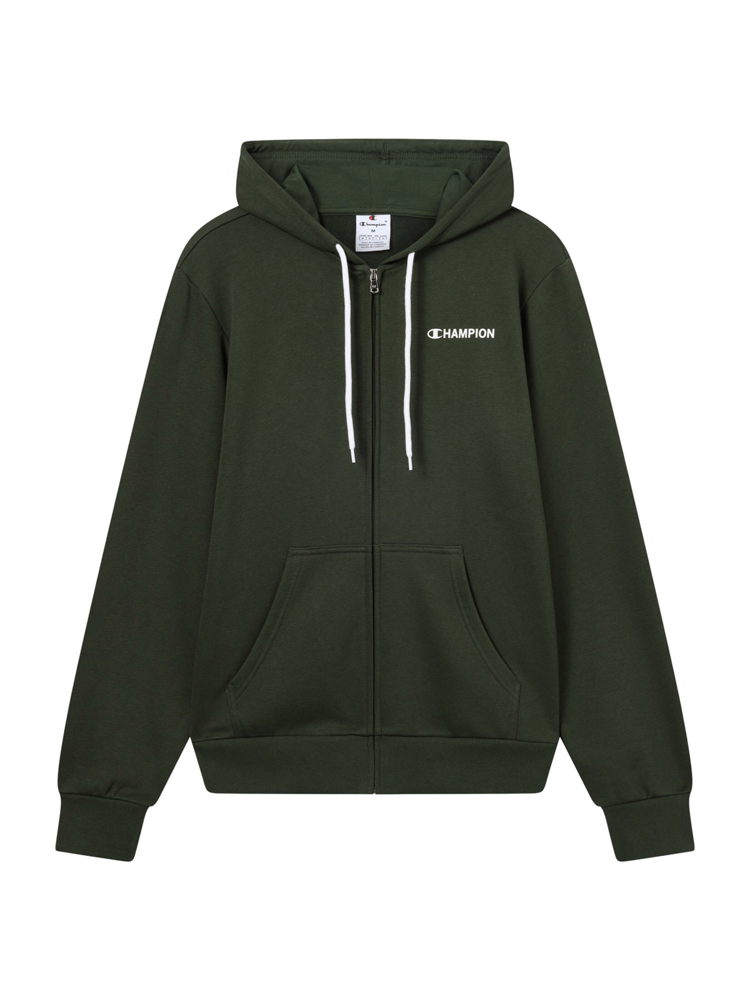 Champion Sweatjacke in Grün: Vorderseite