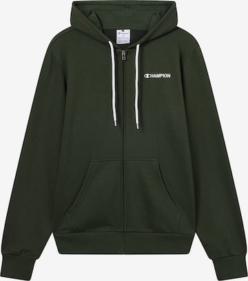 Champion Sweatjacke in Grün: Vorderseite