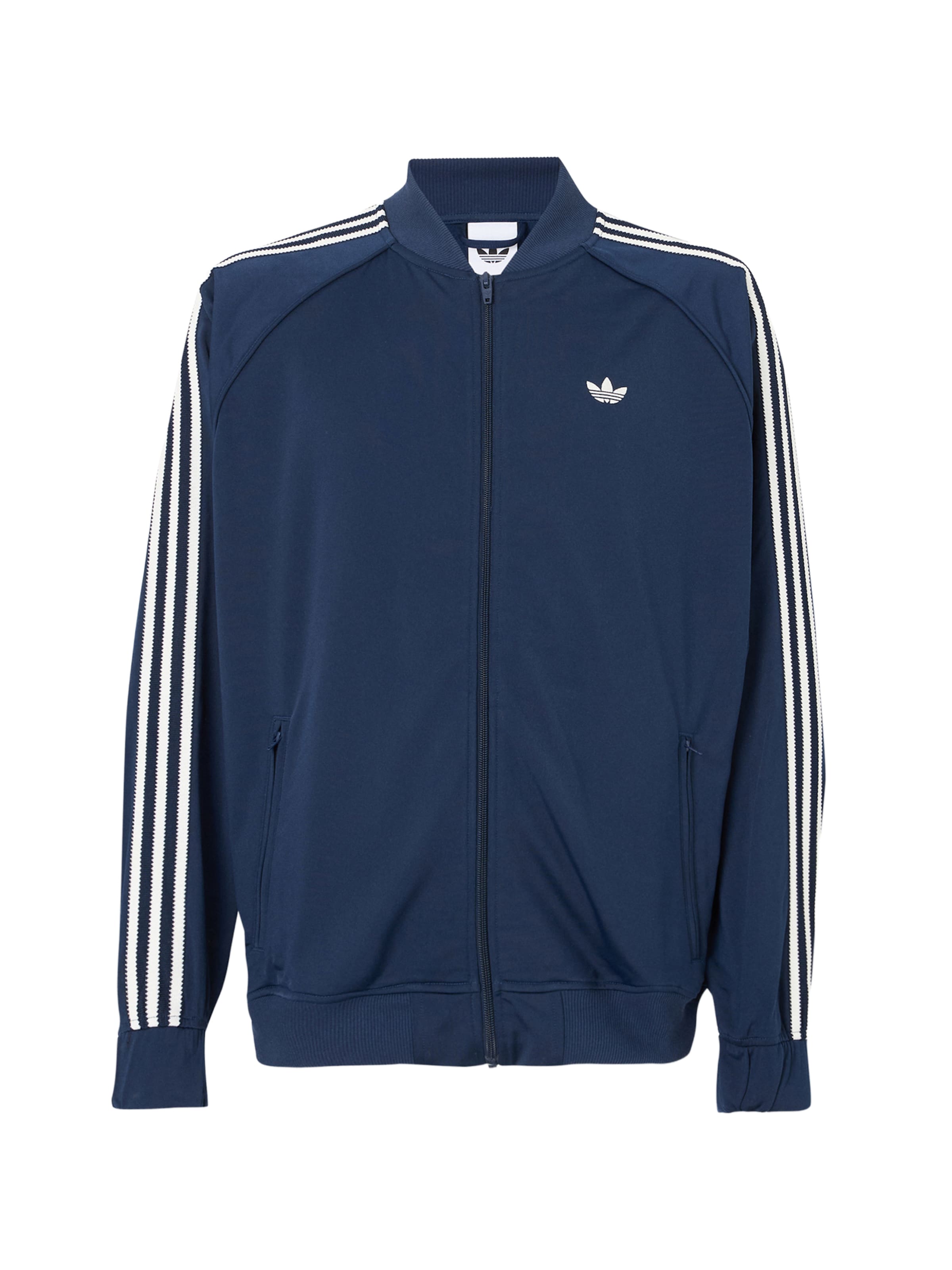 ADIDAS ORIGINALS Veste mi-saison 'BRITCORE' en bleu marine / blanc, Vue avec produit
