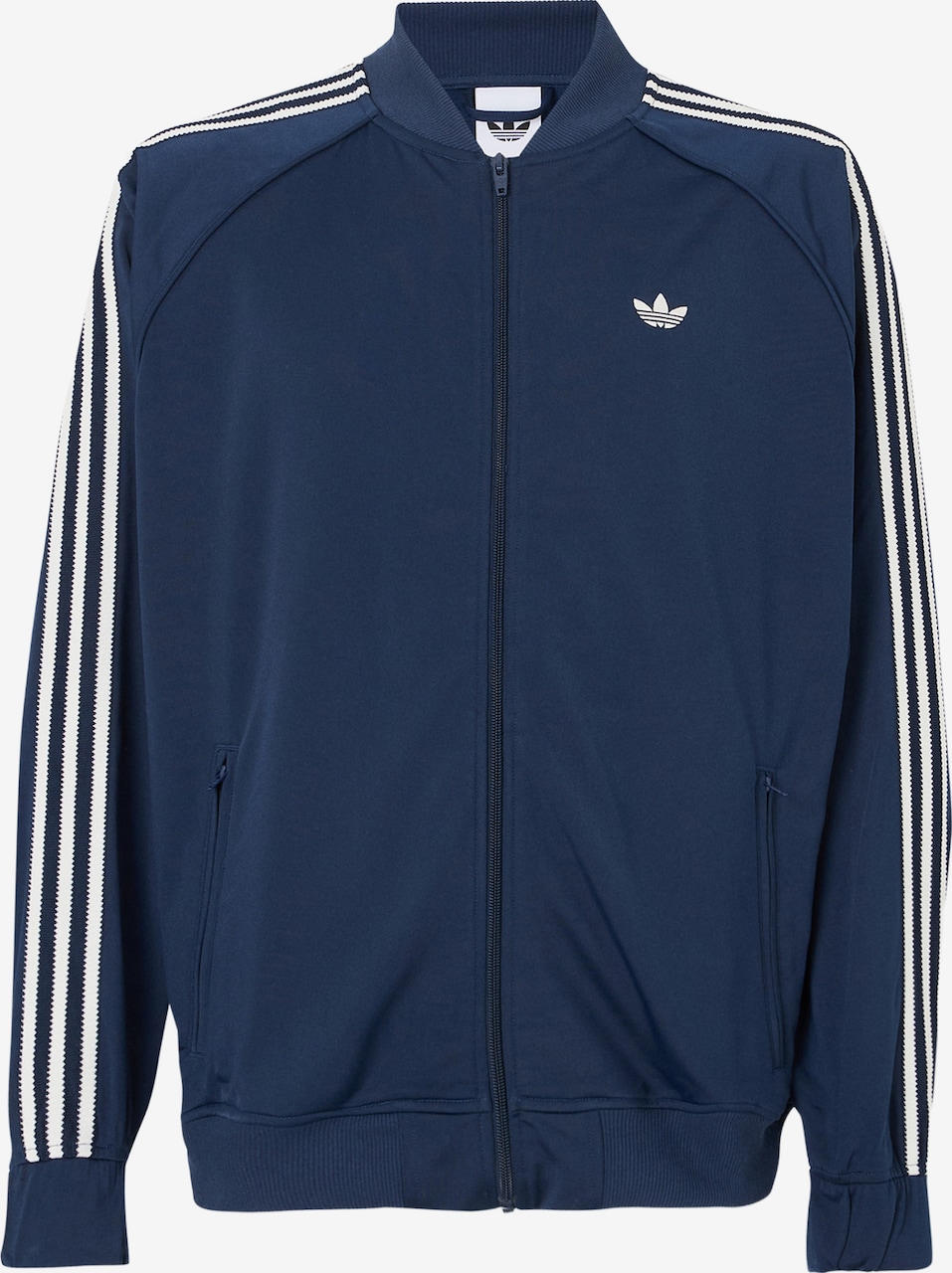 Geacă de primăvară-toamnă 'Britcore Superstar' de la ADIDAS ORIGINALS pe albastru: față