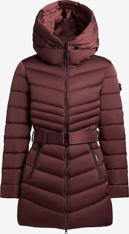 khujo Mantel 'Kina' in Rot: Vorderseite