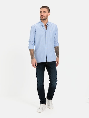 CAMEL ACTIVE Regular fit Button Up Shirt in Blue