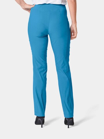 Goldner Regular Broek 'Louisa' in Blauw