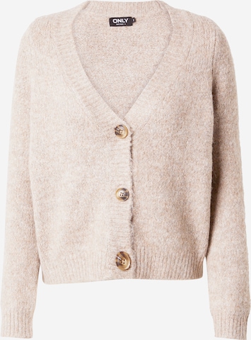 Cardigan 'ONLZoey' ONLY en marron : devant