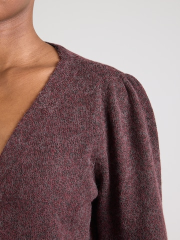 VERO MODA Knit cardigan 'VMDOFFY' in Red
