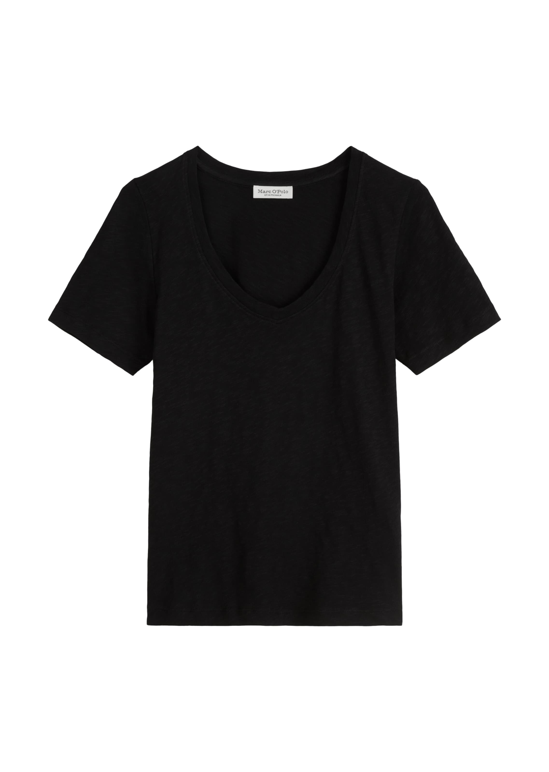 T-shirt Marc O'Polo en noir : devant