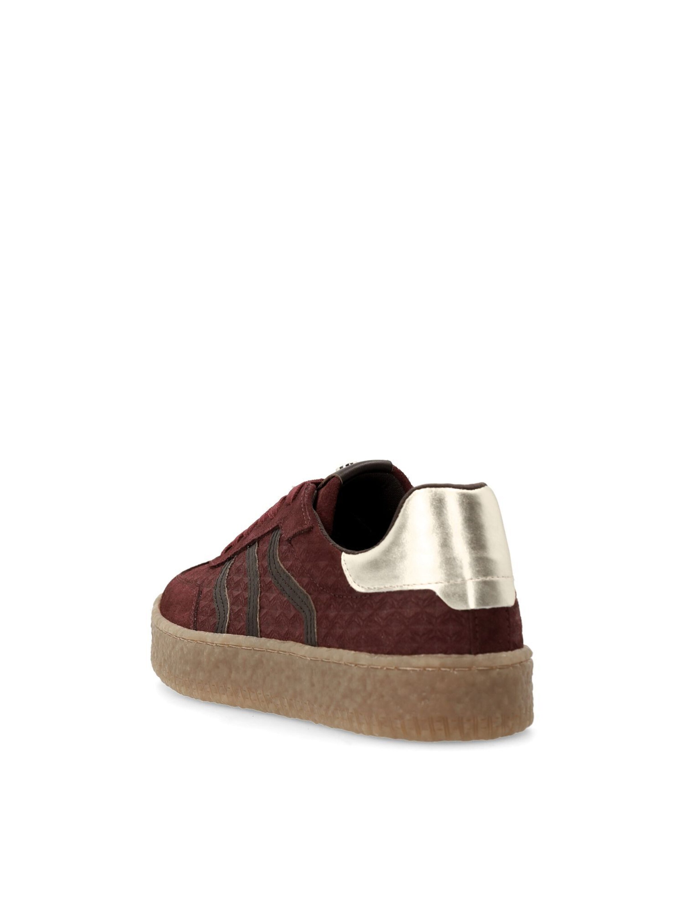 Baskets basses no stress en rouge