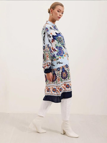 Bigdart - Vestidos camiseiros em azul