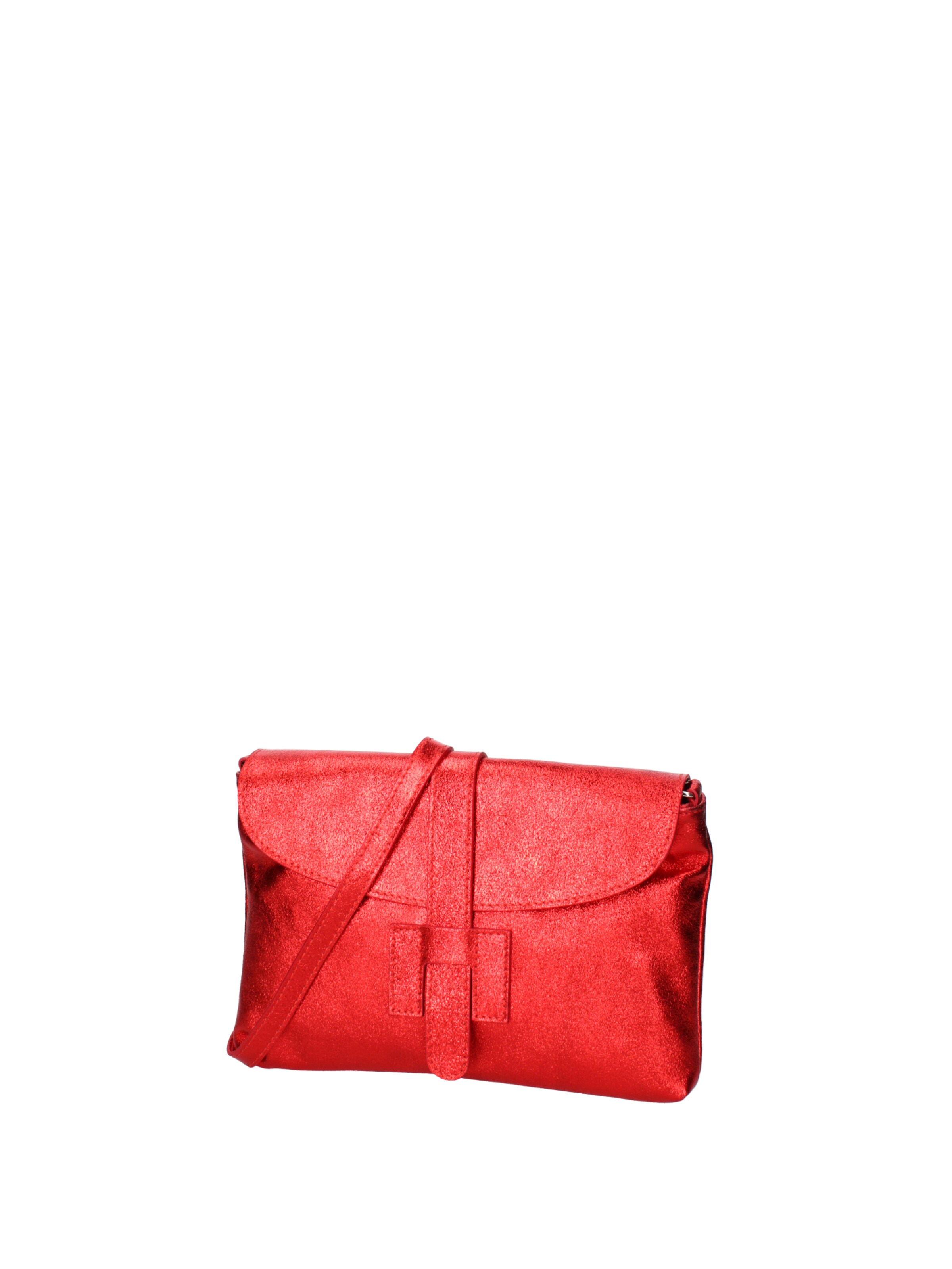Pochette Viola Castellani en rouge : devant