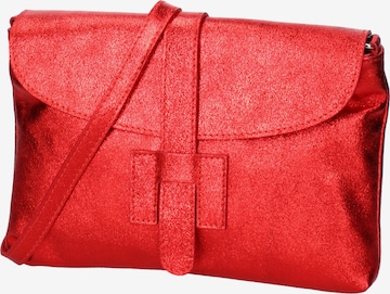 Pochette Viola Castellani en rouge : devant