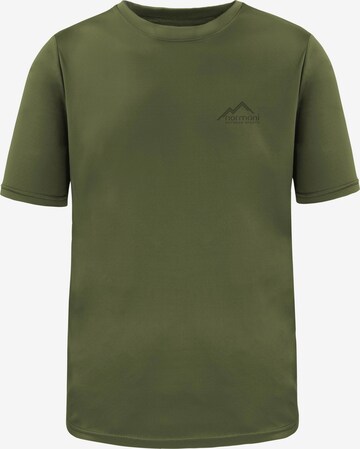 T-Shirt 'Agra' normani en vert : devant