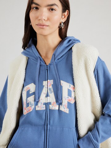 GAP Кофта на молнии 'HERITAGE' в Синий