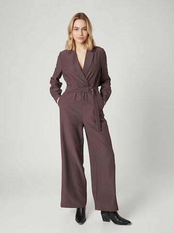 Guido Maria Kretschmer Women Jumpsuit 'Rebecca' in Brown: front