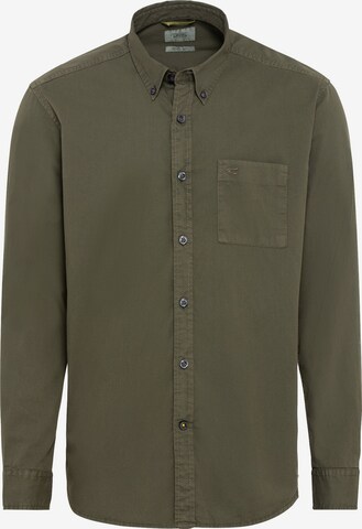 CAMEL ACTIVE Button Up Shirt in Green: front
