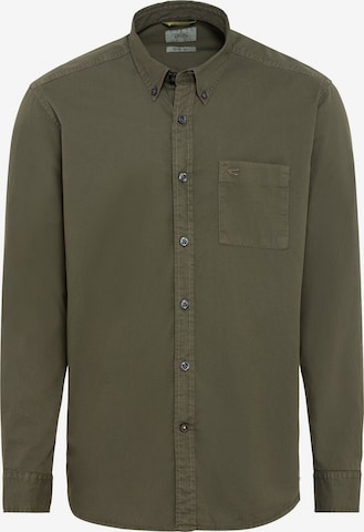 CAMEL ACTIVE Regular fit Button Up Shirt in Green: front