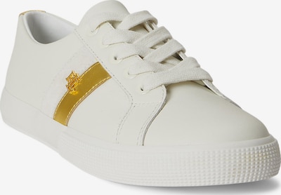 Lauren Ralph Lauren Matalavartiset tennarit 'JANSON II' värissä kulta / valkoinen, Tuotenäkymä