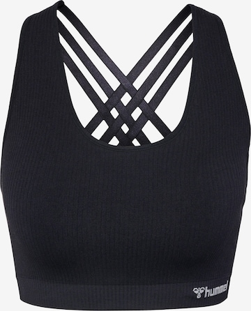 Hummel Sports Bra in Black: front