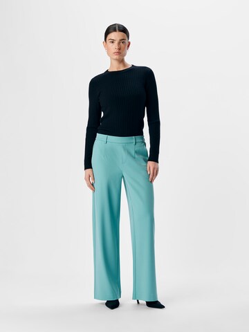 Wide leg Pantaloni 'OBJLisa' di OBJECT in blu