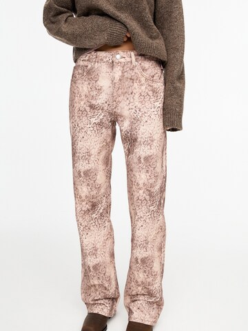 Pull&Bear regular Jeans i brun: forside