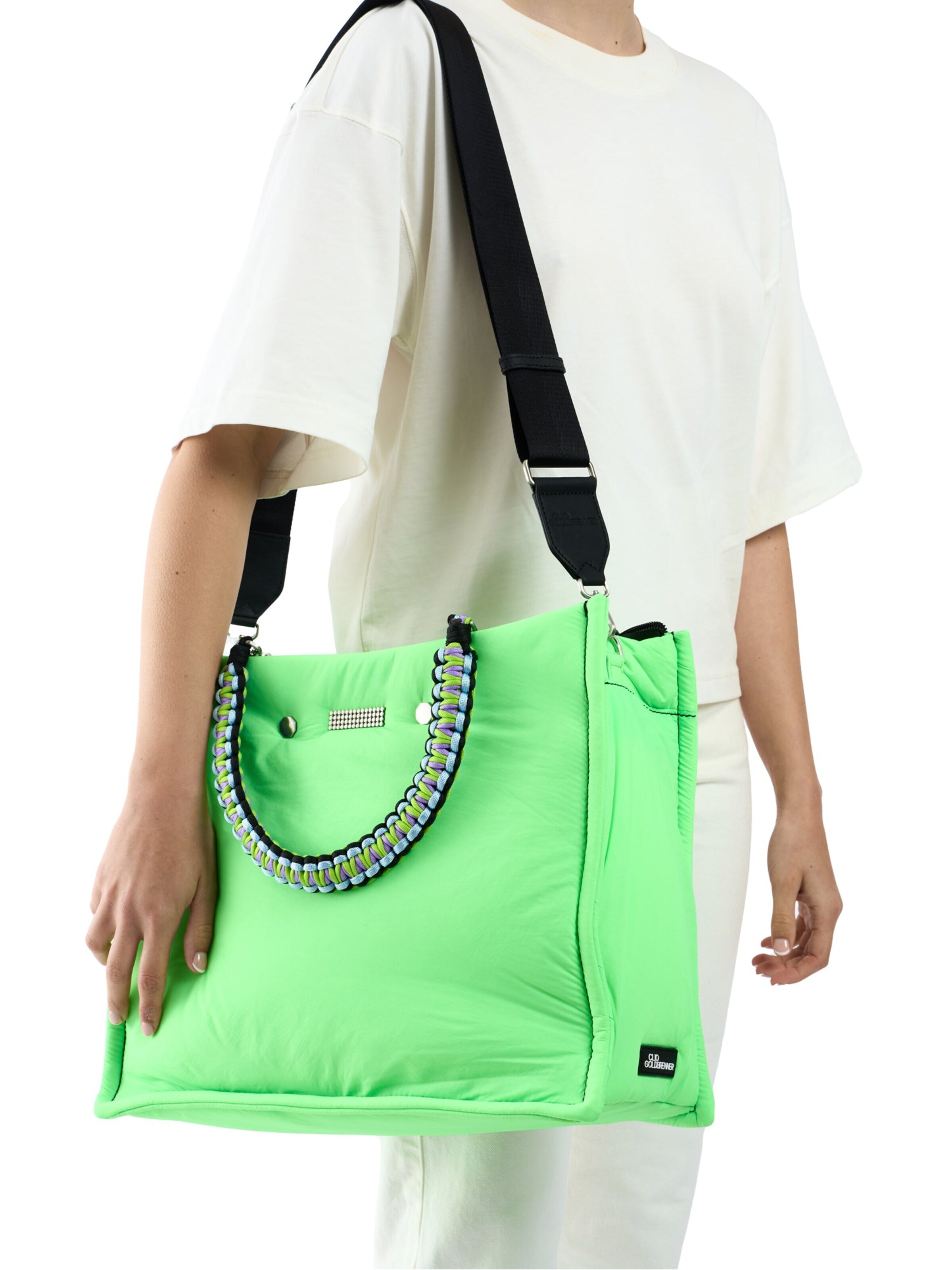 Clio Handbag 'FLEX NYLON' in Green