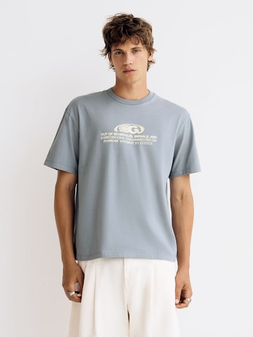 Bershka Shirt in Grey