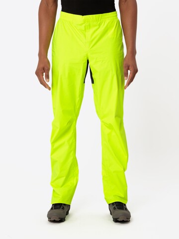 VAUDE Regular Sporthose 'Drop II' in Gelb: Vorderseite