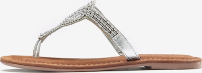 Šlepetės per pirštą iš LASCANA, spalva – sidabrinė, Prekių apžvalga