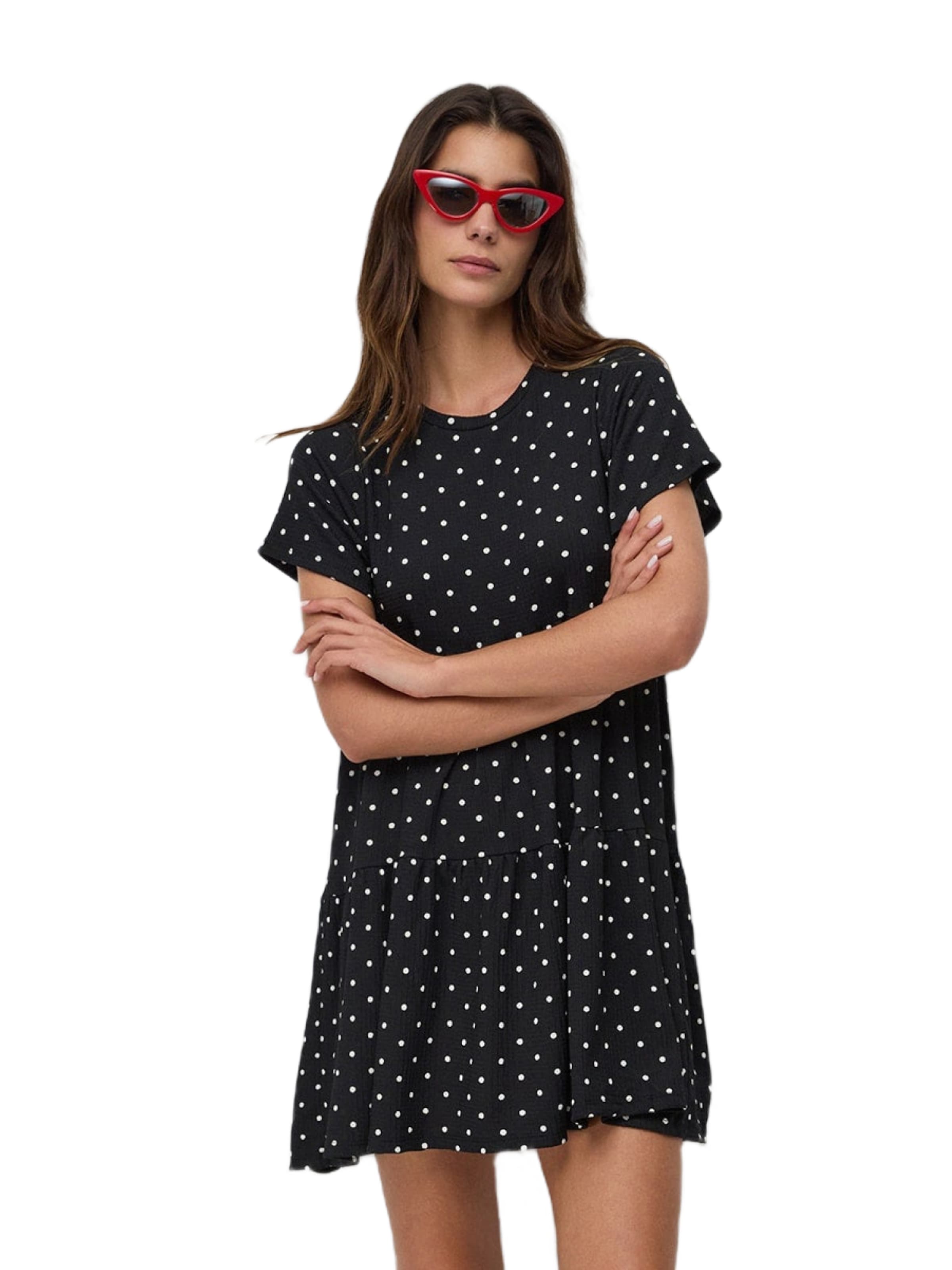 Robe d’été No Matter What en noir : devant