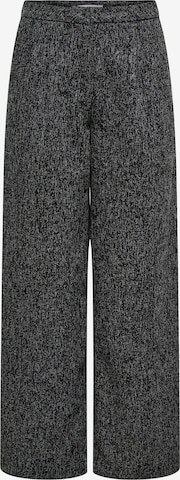 melns JDY Petite Standarta Bikses 'Franceska': no priekšpuses