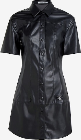 Robe-chemise Calvin Klein Jeans en noir : devant