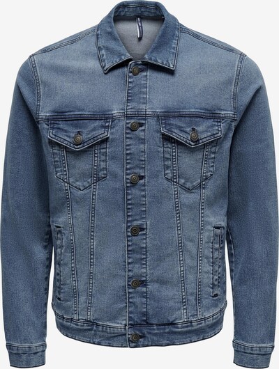 Only & Sons Veste mi-saison 'Coin' en bleu denim, Vue avec produit