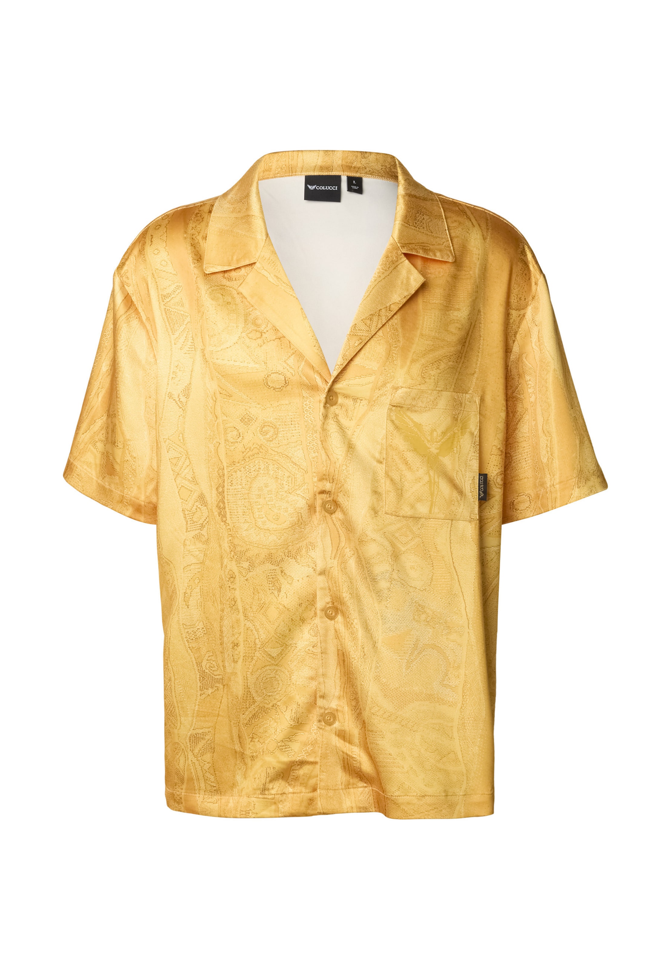 Colucci Hemd in Gelb: Vorderseite