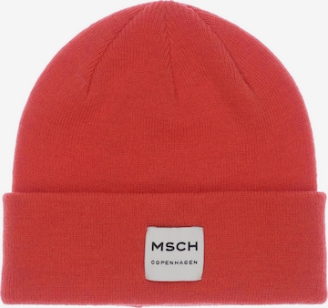 MSCH COPENHAGEN Hut oder Mütze One Size in Rot: Vorderseite