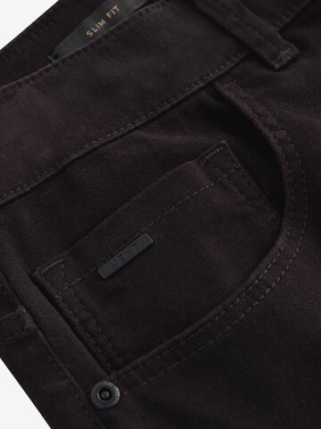 Next Slimfit Chino hlače | rdeča barva