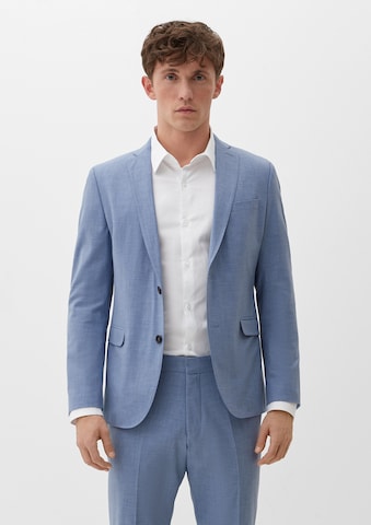 s.Oliver Slim fit Suit Jacket in Blue: front