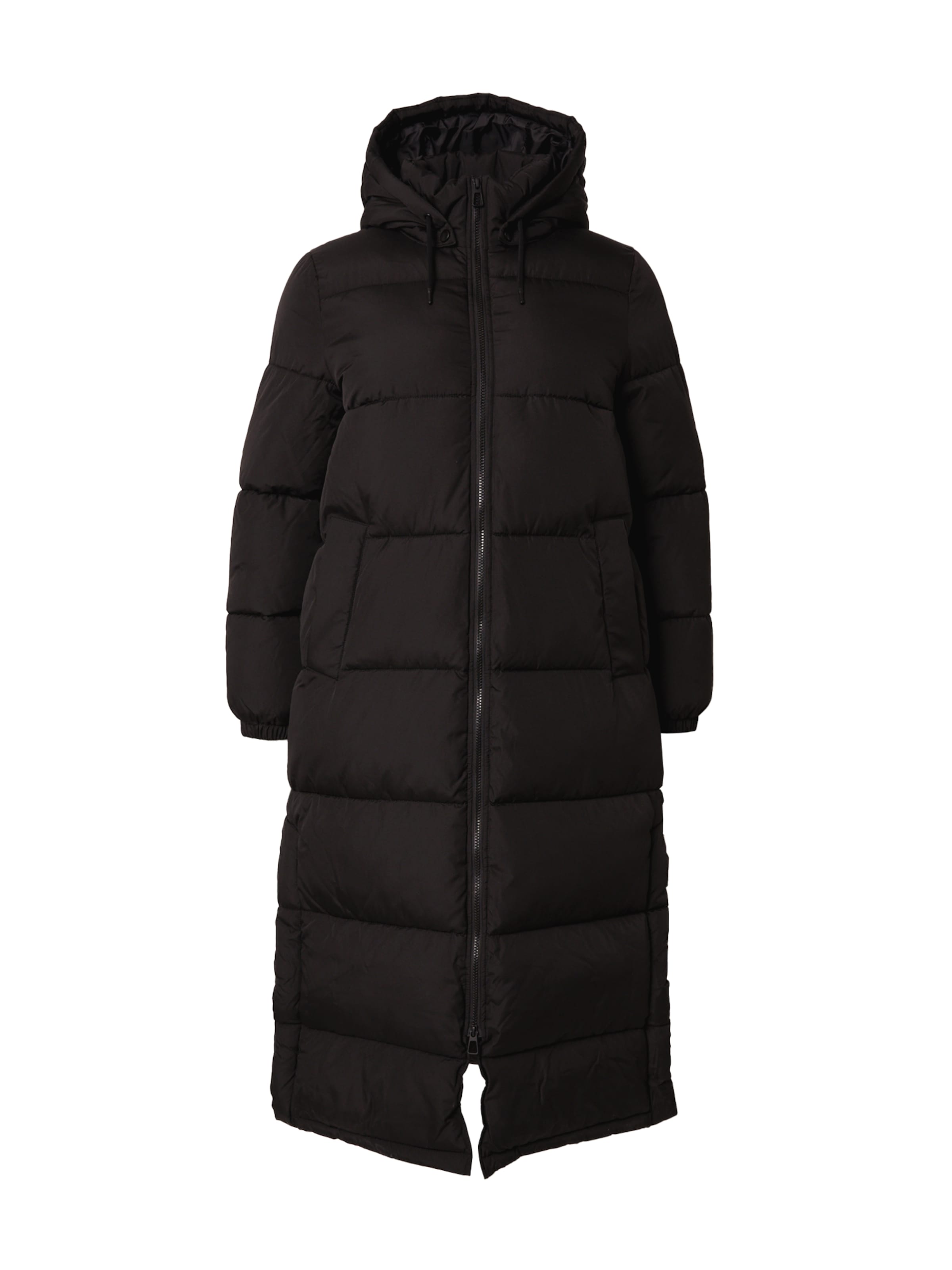 Manteau d’hiver 'VMCKlea' Vero Moda Curve en noir : devant