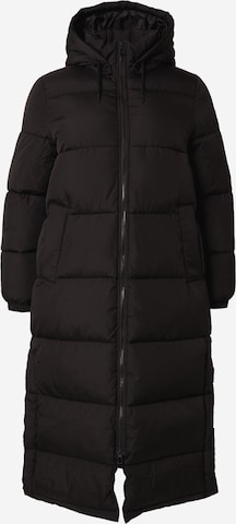 Vero Moda CurveZimski kaput 'VMCKlea' - crna boja: prednji dio