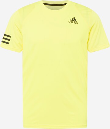 ADIDAS PERFORMANCE - Camisa funcionais em amarelo: frente